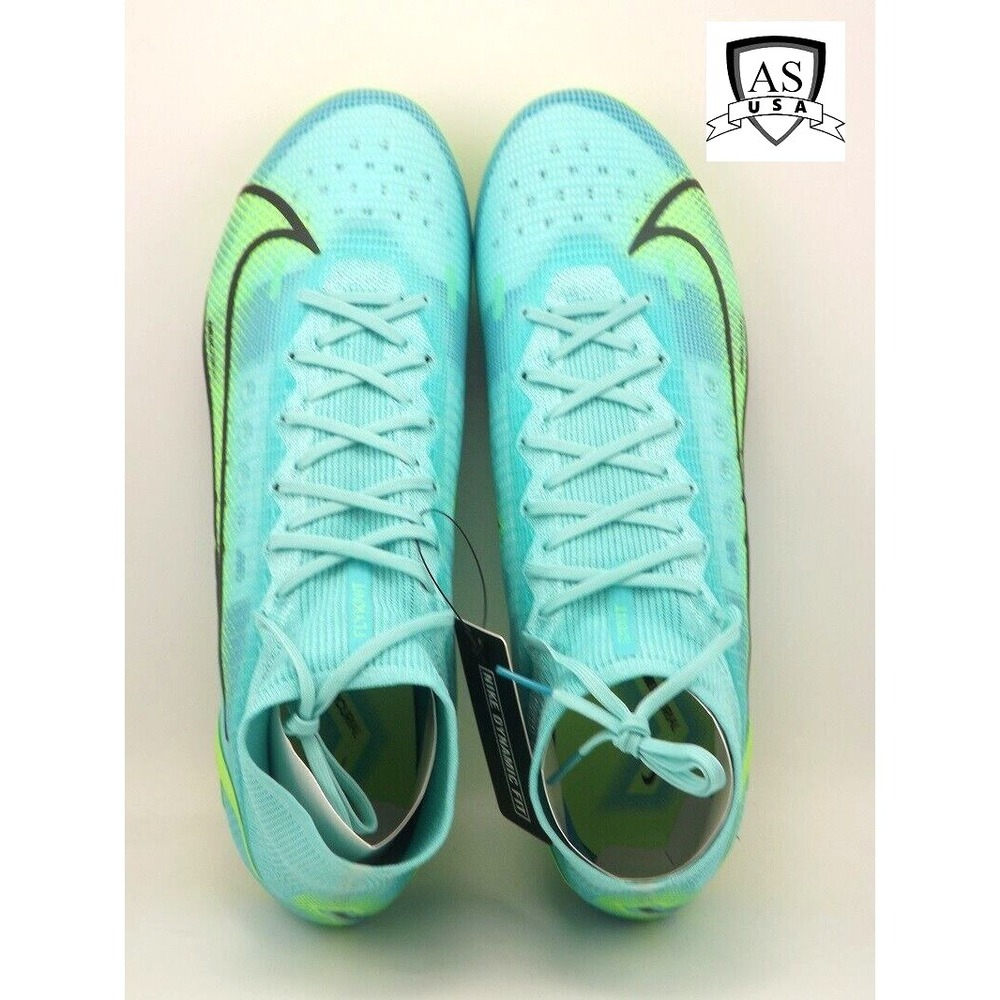 NIKE MERCURIAL SUPERFLY 8 ELITE FG CV0958 403 SOCCER CLEATS Men's Size 13 - Picture 6 of 13
